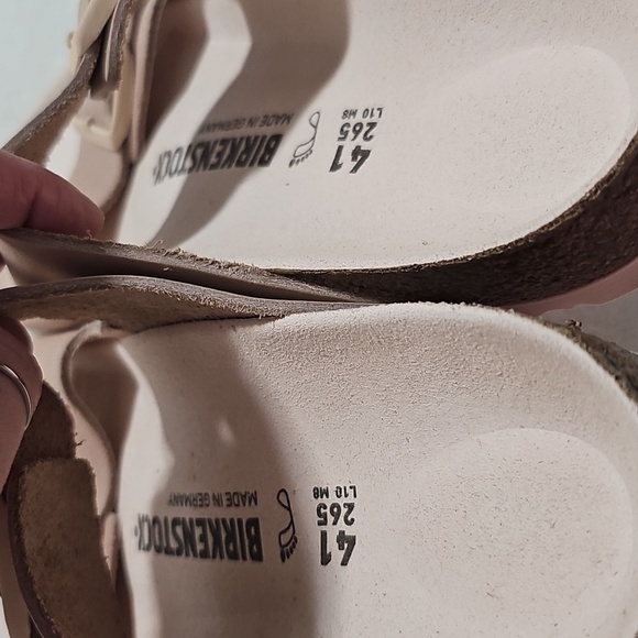 Birkenstock Arizona SplitNubuck/Suede LeatherBlush Pink Sandals Size 41 - Picture 15 of 15